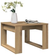 856689 vidaXL Странична маса, дъб артизан, 50x50x35 см, инженерно дърво