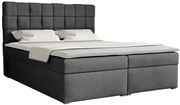 Тапицирано легло Malmo Box-Gray dark-140 x 200