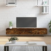 829153 vidaXL ТВ шкаф, опушен дъб, 150x36x30 см, инженерно дърво