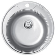 Deante ZHC_0813 - Кухненска мивка TWIST Ø 49 см сатен