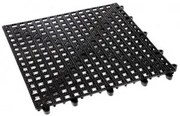 Бар мат/антислип подложка с клик система черен 32x32xh1.5см (JD-BMN)