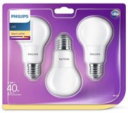 КОМПЛЕКТ 3x LED Крушка Philips E27/5,5W/230V 2700K