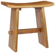 281655 vidaXL Табуретка, тиково дърво масив
