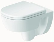 Duravit 45130900B2 - Подвесен WC с капак и седалка D-CODE, керамика/бял гланц