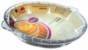 Cok - Плато от огнеупорно стъкло кръгло 20,2х17,8х3,8 см 650мл-ALORNO (P07)