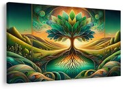 Картина на платно – Дърво на живота мистична природа