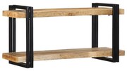 Sonata H Стенен рафт 90x33x45 cm Масивна груба дървесина Манго