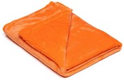 Оранжево одеяло от микроплюш , 150 x 200 cm - My House