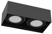 Brosline 1269 - Точково осветително тяло CAGE 2xGU10/18W/230V черно