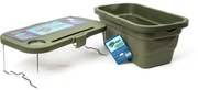 Сгъваема къмпинг кошница за пикник с капак 2в1 зелен