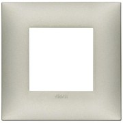 VIMAR 09662.22 Декоративна рамка технополимер, 2M, Никел мат, NEVE UP