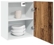 856113 vidaXL Висящи шкафове 2 бр. "Lyon" старо дърво 50x31x60 см инженерно дърво