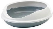Бяло-сива котешка тоалетна 49x55 cm Savic Figaro - Plaček Pet Products
