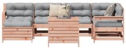 3250986 vidaXL Градински комплект диван от 7 части, дугласка ела масив