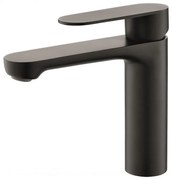 Стоящ смесител за умивалник ICF 111320BLACK, Inter Ceramic, неръждаема стомана, черен, 17x17см