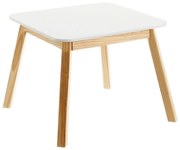 Детска маса с бял плот 55x55 cm - Casa Selección