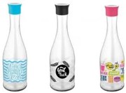 Стъклена гарафа с декор "Gala" 1л M-151546 - Horecano