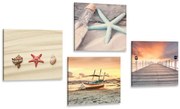Комплект картини – Съкровища на морето и плажа
