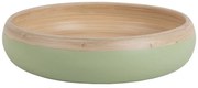 Светлозелена бамбукова купа за сервиране ø 30 cm Puro – PT LIVING