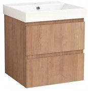 Конзолен PVC шкаф BELLINI-50 6039-50+УМИВ. 5953W-51CM, Inter Ceramic, 57.5x51x46см