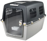 Сива транспортна клетка за животни 104x73 cm Trixie Gulliver 7 L – Plaček Pet Products