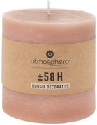 Свещ без аромат atmosphera Olia, Кръгла, 10x10 cm - Светлорозов