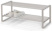 Кафяво-сива метална стойка за обувки 70x29x27 cm Rex – Spinder Design