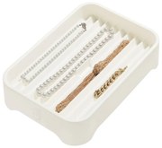 Бял органайзер за бижута Eco Bin, 28,12 x 19,23 cm - iDesign