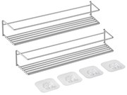 Комплект от 2 стенни рафта за подправки - Metaltex