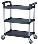 Количка мултифункционална 3 нива черна малка 84.5x43x95cм. (M) 032C GX