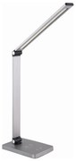 LED настолна лампа с безжично зарядно, LED/10W/230V, мат хром