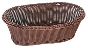 Панер водоустойчив PVC елипса кафяв голям 28x17x9см (VH05B)