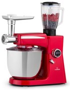 Klarstein Renata Rossa, кухненски робот, 3 в 1 2000 W / 2,7 PS, 10 литра, неръждаема стомана, без BPA