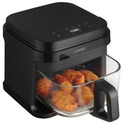 Concept FR5500 - Еър фрайър GLASS &amp; FAST 5,5 l 1200W/230V черен