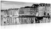 Картина на платно – Маслена живопис на Венеция в черно-бяло