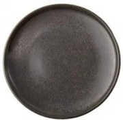 Horecano - Порцеланова чиния кръгла 26см ANTIQUE-BLACK-(ZA0001-10.25-B)