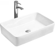 Mexen Catia умивалник за плот 58 x 37 см, бял - 21315800