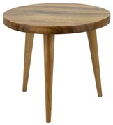 Horecano - Дървена стойка за бюфет с крачета кръгла ф28xh25см АКАЦИЯ ALAS-(SWRS-050118-B5L)