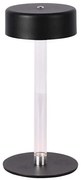 LED регулируема презареждаема настолна лампа LED/3W/5V 3000-6000K черна
