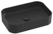 Ravak XJX0D155001 - Мивка за плот CERAMIC SLIM 55x37 cm керамика/черна