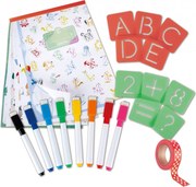 Hape - Творчески комплект - Букви и цифри