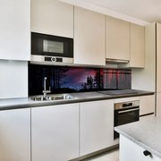 Гръб за кухня - Залез зад дърветата