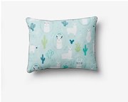 Синя детска декоративна възглавница , 40 x 55 cm Llamas - Pinio