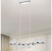 ONLI - Полилей на кабел KIMBERLY 8xG9/6W/230V лъскав хром