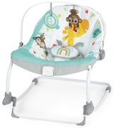 Bright Starts - Вибрираща бебешка люлка WILD VIBES 1xLR14