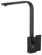 Смесител за кухня ICF 233010 BLACK, Inter Ceramic, неръждаема стомана, черен, 22.9х32.7см