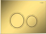 Mexen Tex 01 бутон за промиване, златисто шампанско лъскав - 6101-08