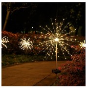 LED соларна декоративна лампа 140xLED/1,2V 3000K 84 см 600 mAh IP44