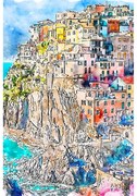 Картина 40x60 cm Manarola - Fedkolor