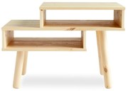 Масичка за кафе от борова дървесина в естествен цвят Hako - Karup Design